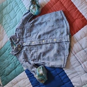 Dr. Seuss button down long sleeve shirt size 3T